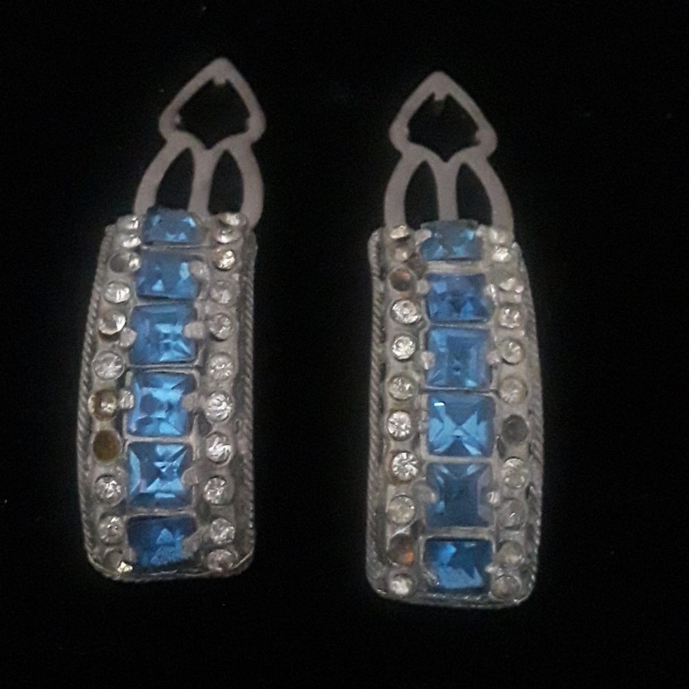 Custom Made Rhinestone Lapel Clips